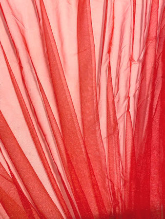 Фатин однотонный "Красный" 100см. ткань