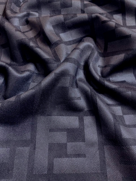 Замша однотонная ЛОГО черная