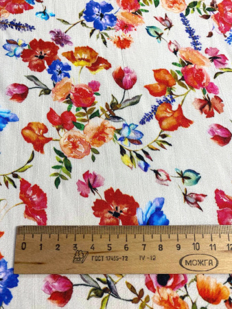 Вискоза НЕЖНЫЙ МИЛЬФЛЕР красный