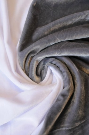 Велюр, цвет светло - серый 2