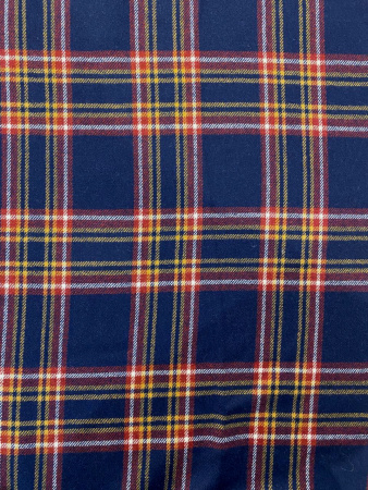 Ткань костюмная  КЛЕТКА сине-бордовая ткани