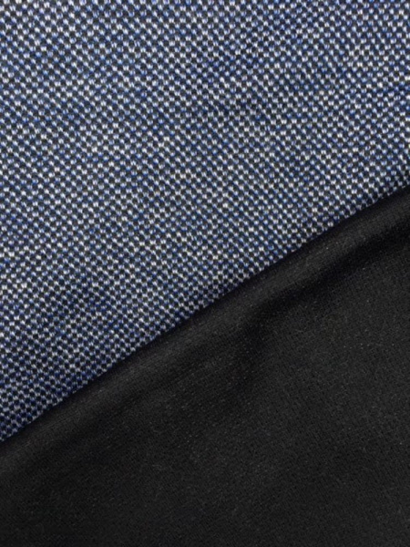 Джерси Пестротканый сине-черный 3