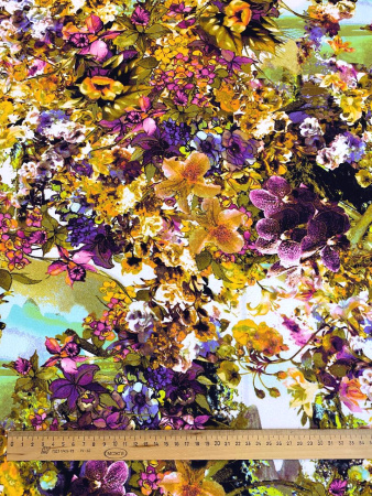 Трикотаж ЭДЕМ бирюзовый ткань