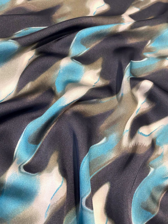 Шелк искусственный ЛАПКА КРУПНАЯ бирюза