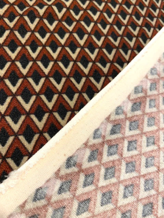 Трикотаж РОМБИКИ полотно