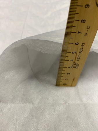 Стежка курточная "Зигзаг" серая