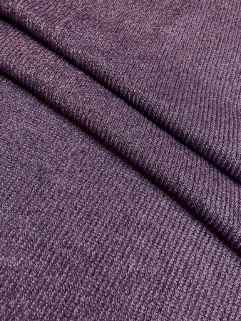 Трикотаж меланж с люрексом БАКЛАЖАН трикотажная ткань