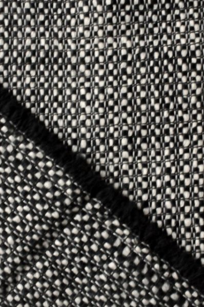 Ткань костюмная ШАНЕЛЬ черно-молочная 2