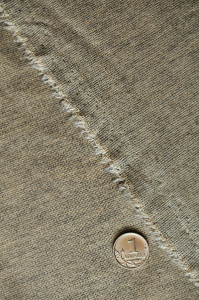 Трикотаж (милано) меланж "Песок" трикотажная ткань