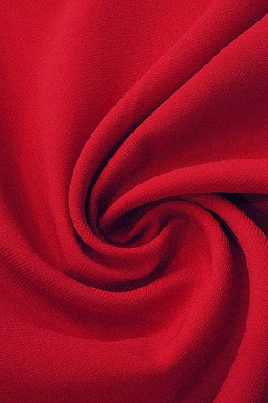 Креп ОДНОТОННЫЙ красный