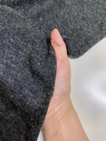 Трикотаж Ангора - меланж МОКРЫЙ АСФАЛЬТ