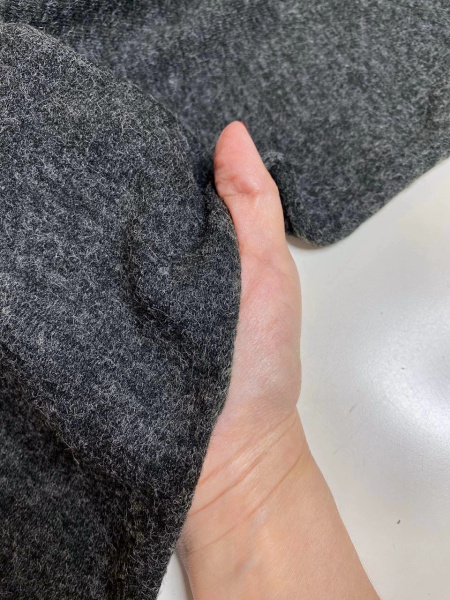 Трикотаж Ангора - меланж МОКРЫЙ АСФАЛЬТ