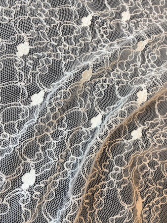 Гипюр ВЫШИТЫЙ УЗОР ткань