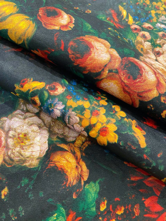 Кожа искусственная ОСЕННИЙ БУКЕТ