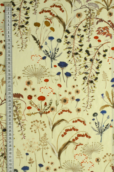 Креп плательно - блузочный "Ботаника"