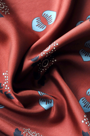 Шелк натуральный ГОРОЖАНКА шоколад