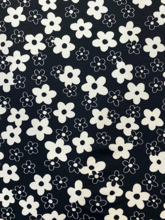 Трикотаж МЕЛКИЕ ЦВЕТОЧКИ ткань