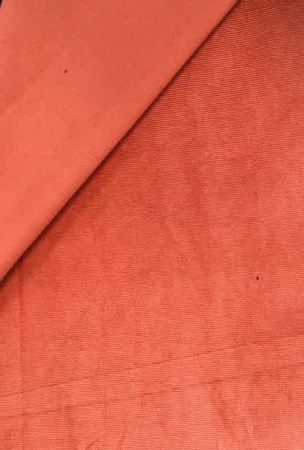 Микровельвет однотонный "Коралл" ткани