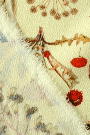 Креп плательно - блузочный "Ботаника"