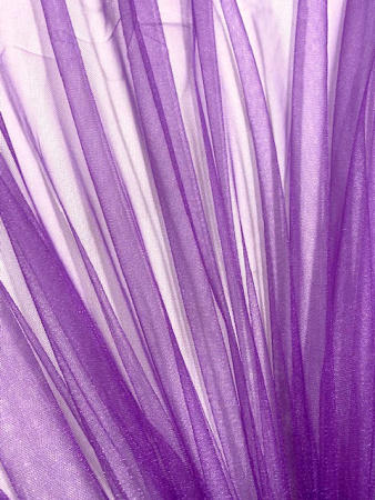 Фатин однотонный "Фиолетовый" 70см. ткань