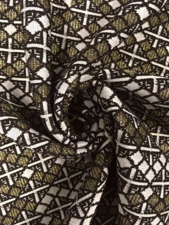 Трикотаж-жаккард Смальта темный 3