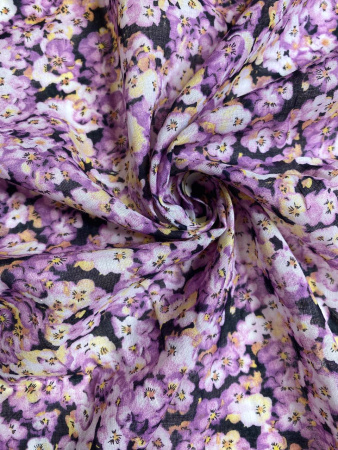 Батист МЕЛКИЕ ЦВЕТОЧКИ сиреневые