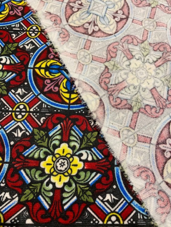 Трикотаж (милано) ВИНТАЖНЫЙ СТИЛЬ винный полотно