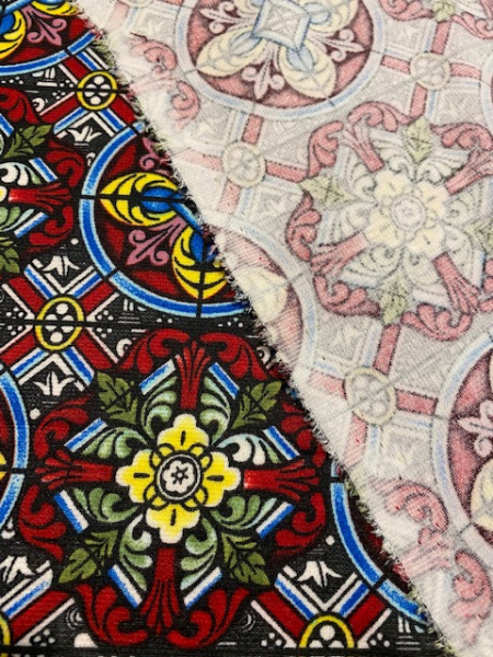 Трикотаж (милано) ВИНТАЖНЫЙ СТИЛЬ винный полотно