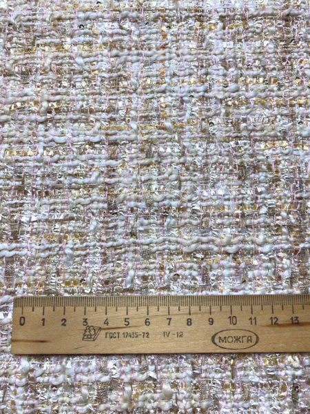 ткани Твид (Шанель) ЗОЛОТИСТЫЙ БЕЖ