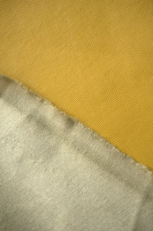 Искусственная КОЖА на тонкой вискозной основе Горчица 2