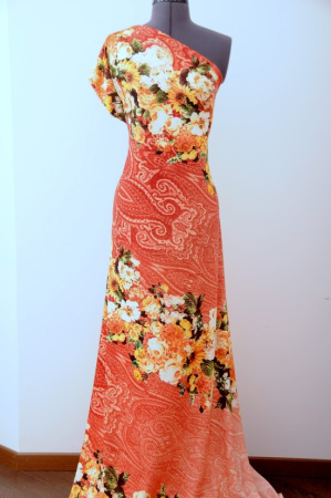 Трикотаж милано ВДОХНОВЕНИЕ коралл 5