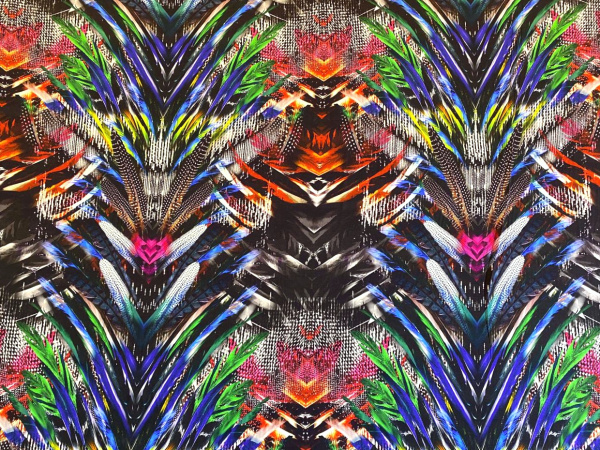 Трикотаж ПЕРЫШКИ ткань