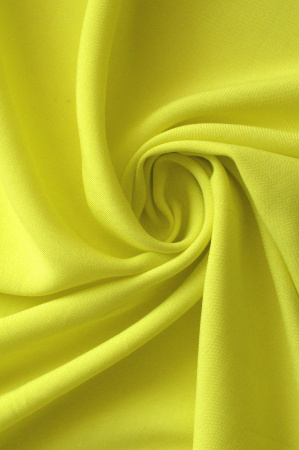 Штапель однотонный ЛИМОННЫЙ
