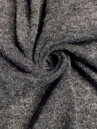 Трикотаж Ангора - меланж МОКРЫЙ АСФАЛЬТ