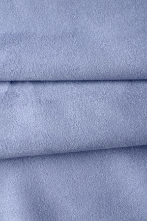 Замша двусторонняя ПРЕМИУМ серо - голубая