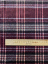 Ткань костюмная ШОТЛАНДКА бордово-шоколадная ткани