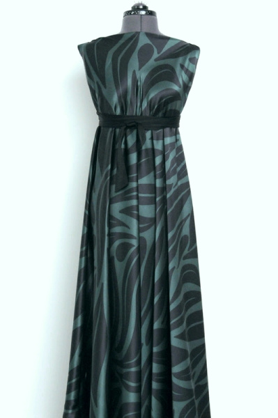 Шелк натуральный КРУПНЫЕ ЛИСТЬЯ