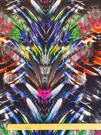 Трикотаж ПЕРЫШКИ ткань