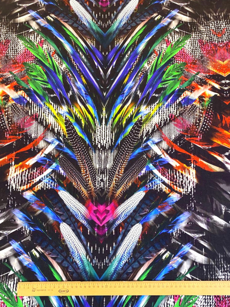 Трикотаж ПЕРЫШКИ ткань