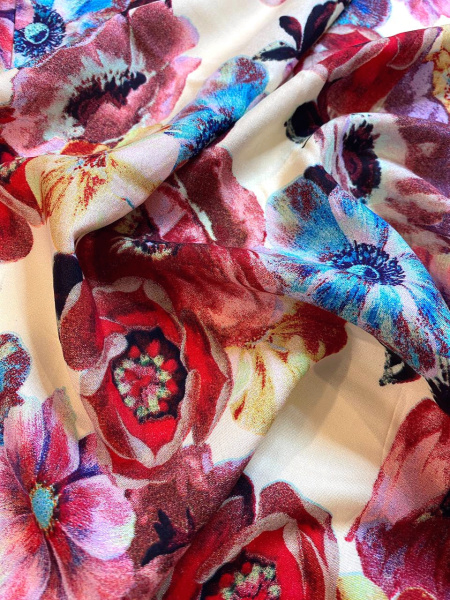 Штапель ЦВЕТЫ ЛЕТА 