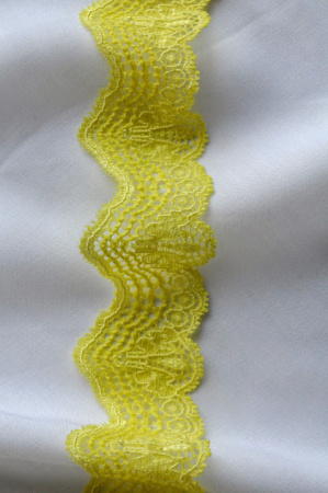 Кружево КУП-0027-2 ВОЛНА желтый
