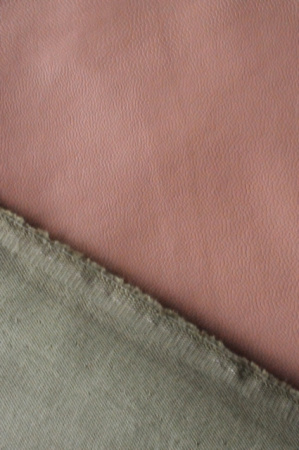 Искусственная КОЖА на тонкой вискозной основе Пыльная роза 3