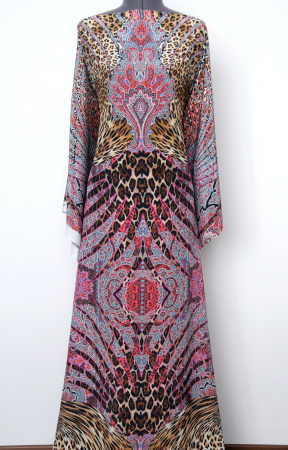 Шелк натуральный ЭТНО фуксия