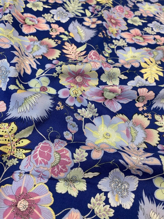 Вискоза ИЗЫСКАННЫЙ МИЛЬФЛЕР синий