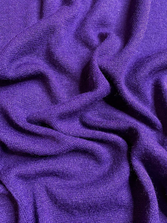Трикотаж Ангора ТЕМНО - ФИОЛЕТОВЫЙ