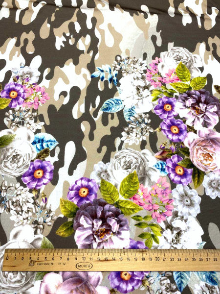 Трикотаж ВЕСЕННИЙ МИЛИТАРИ ткань