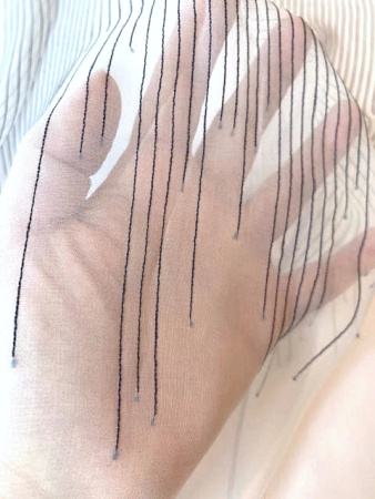 Шифон ДЕКОРАТИВНЫЕ СТРОЧКИ