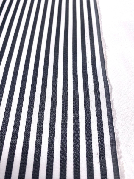 Сорочечная ткань ПОЛОСКА антрацит