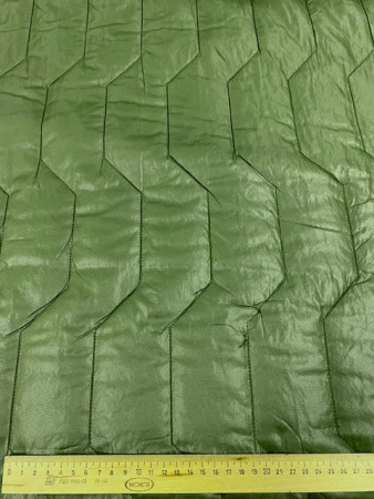 Стежка курточная "Ломаная линия" хаки