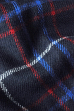 Ткань костюмная ШОТЛАНДКА темно-синяя ткани